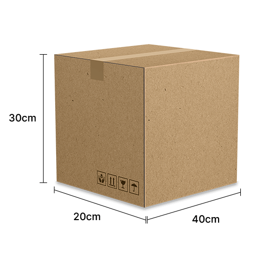 Example of an air freight parcel